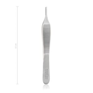 Pinza Adson sin dientes 12 cm micro · instrumental quirúrgico
