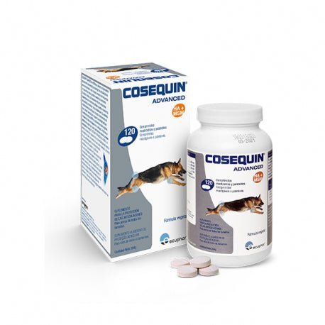 Cosequin Advanced perros 120 comprimidos · soporte articular para perros