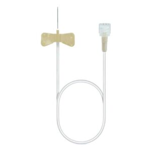 Palomilla Venofix Braun 19 g, 1,1 × 20 mm, tubo 30 cm · venoclisis en caballos