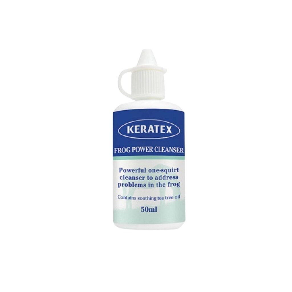Keratex Frog Power Cleanser 50 ml · limpiador para la ranilla del caballo