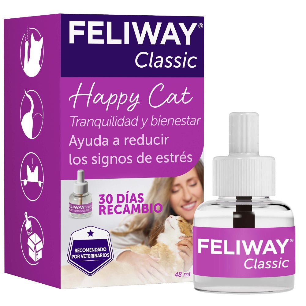Feliway Recambio 48 ml · feromona facial para gatos
