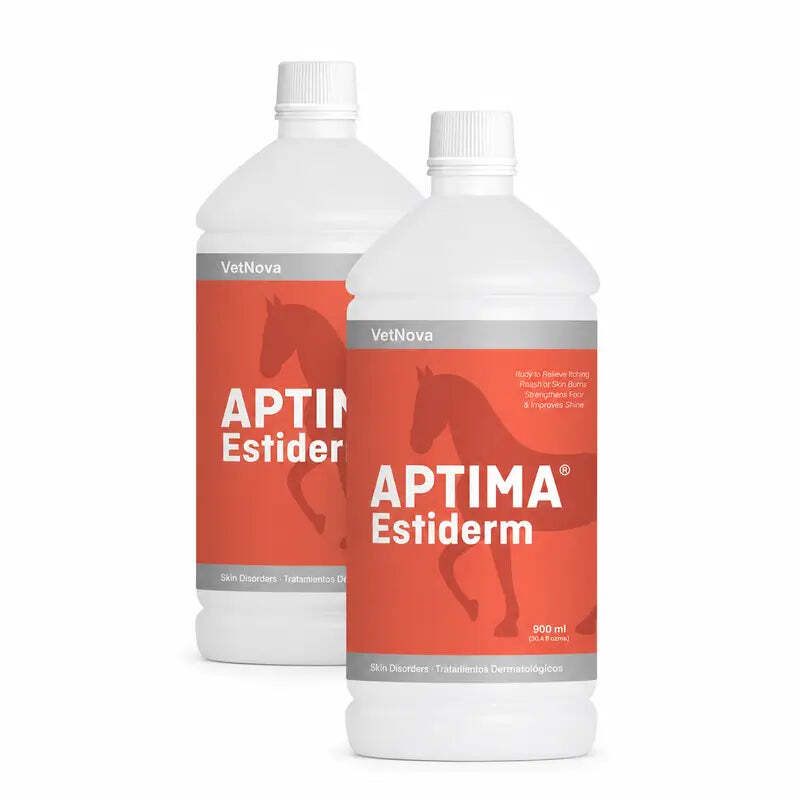 Aptima Estiderm 930 ml · producto para la piel y el pelo del caballo
