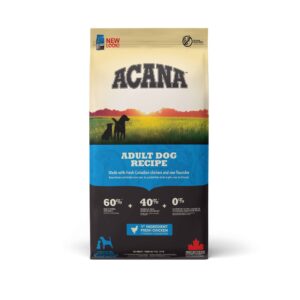 Acana Adult Dog Recipe 17 kg · pienso para perros adultos sin cereales