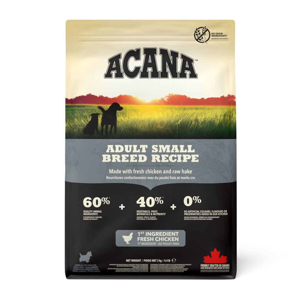Acana Adult Small Breed Recipe 2 kg · pienso para perros adultos de razas pequeñas