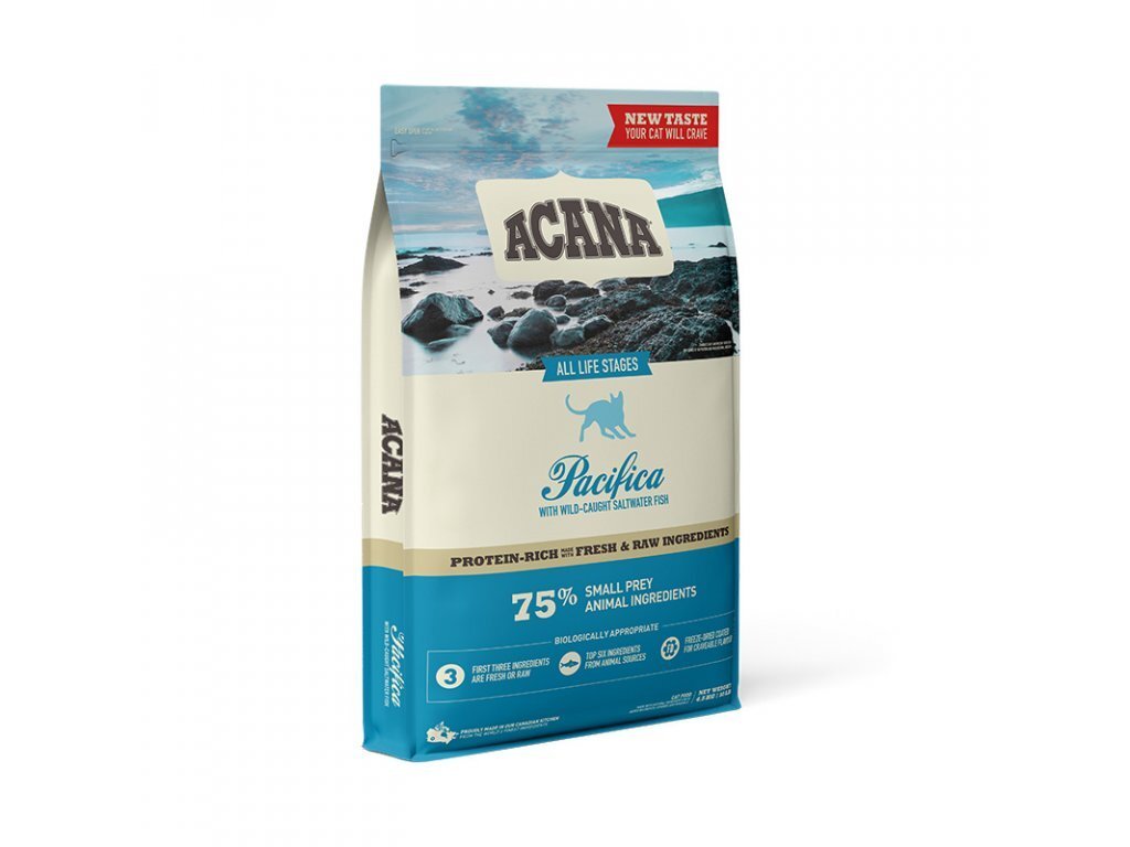 Acana Cat Pacifica Recipe 4,5 kg · alimento premium para gatos con pescado del océano