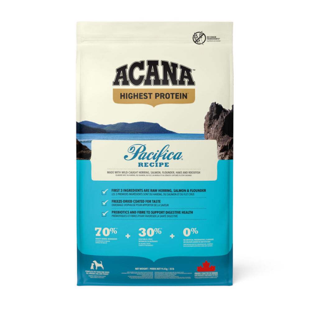 Acana Dog Pacifica Recipe 2 kg · pienso para perros con pescado fresco del Pacífico
