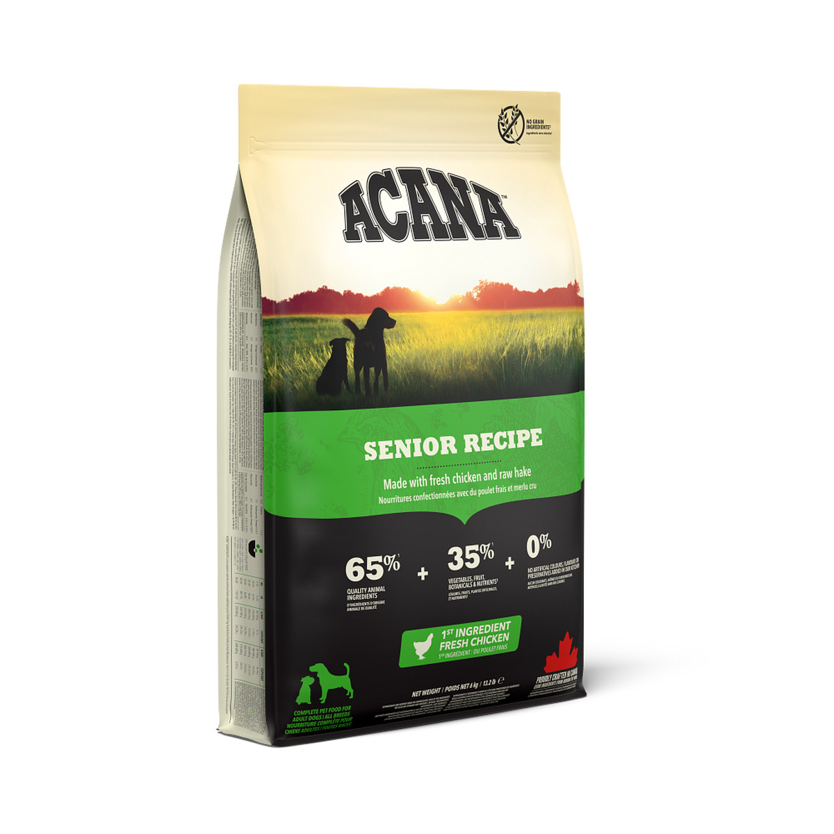Acana Dog Senior Recipe 11,4 kg · alimento premium para perros mayores