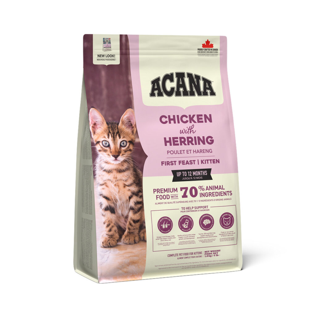 Acana First Feast Cat 1,8 kg · alimento premium para gatitos en crecimiento