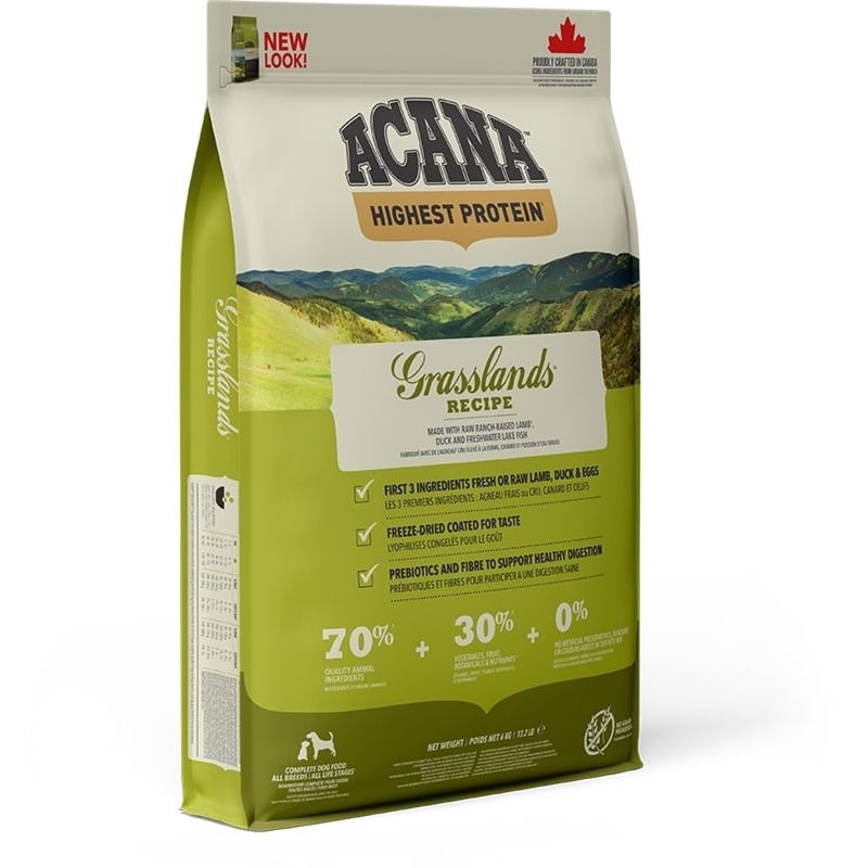 Acana Grasslands Recipe 11,4 kg · alimento premium para perros