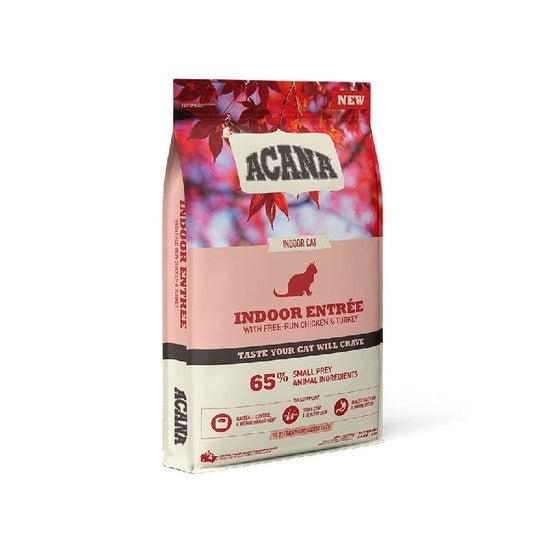 Acana Indoor Entrée Cat 1,8 kg · alimento premium para gatos de interior