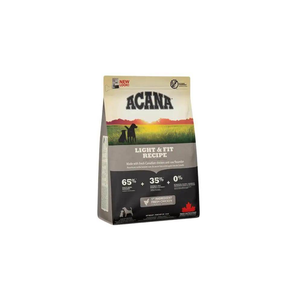 Acana Light & Fit Recipe 11,4 kg · alimento para perros con control de peso