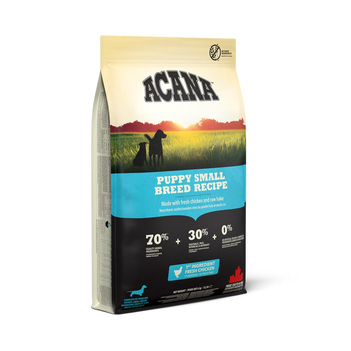 Acana Puppy Small Breed Recipe 2 kg · alimento para cachorros de raza pequeña