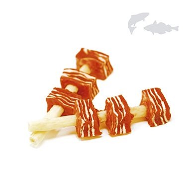 Lollipops Biozoo de salmón y bacalao 500 g · snack para perros y gatos