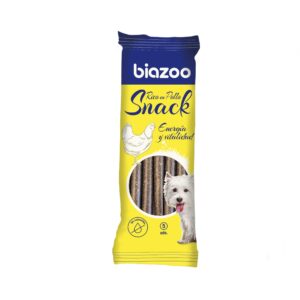 Snack pollo Biozoo en 5 barritas · premio para perros y gatos
