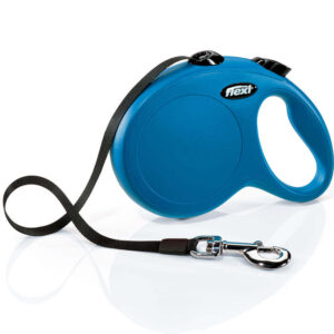 Flexi New Classic Cinta Azul M 5 m · correa extensible para perros
