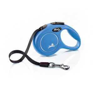 Flexi New Classic Cinta Azul S 5 m · correa extensible para perros hasta 15 kg