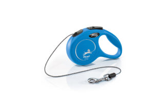 Correa extensible Flexi New Classic cordón azul XS 3 m · perros y gatos de hasta 8 kg