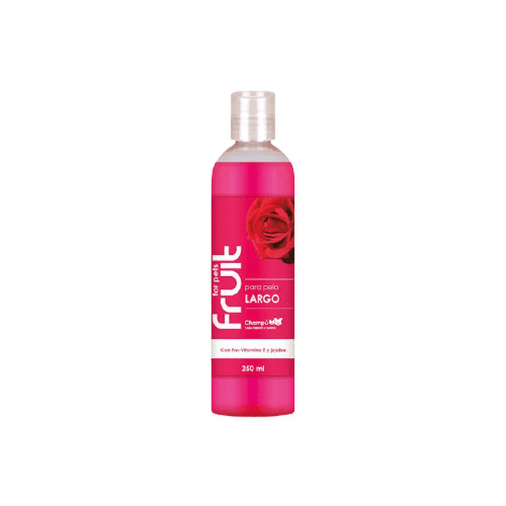 Fruit for Pets Champú pelo largo jojoba 250 ml · nutre y da brillo al pelo largo