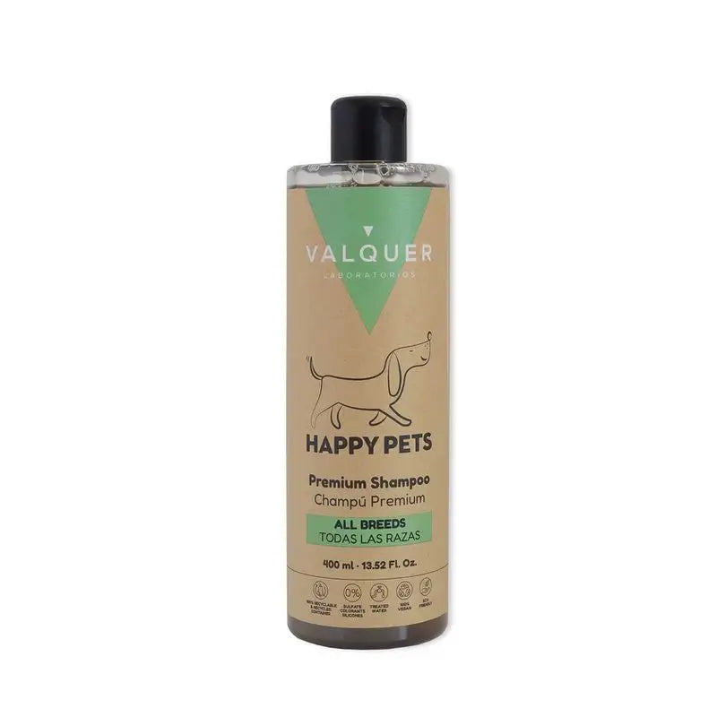 Happy Pets Champú Vegan All Breeds 400 ml · champú vegano para perros y gatos de todas las razas