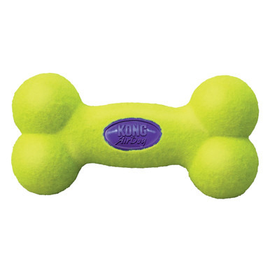 KONG AirDog Squeaker Bone Grande · juguete con forma de hueso y chirriador para perros