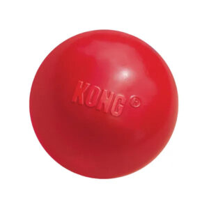 KONG Ball Medium/Large · pelota de caucho resistente para perros medianos y grandes