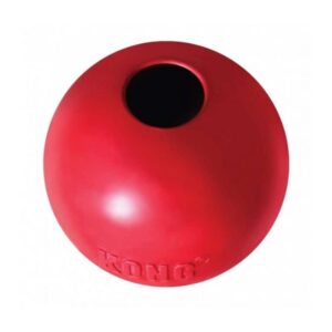 KONG Ball Small · pelota de caucho resistente para perros pequeños