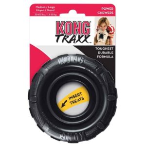 Neumático KONG Extreme Traxx para morder · juego y masticación para perros medianos y grandes