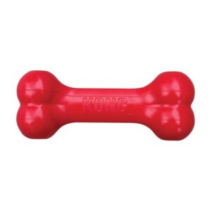 Juguete KONG Goodie Bone Mediano interactivo y rellenable para perros medianos
