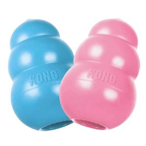 Juguete KONG Puppy Small de caucho flexible para cachorros pequeños