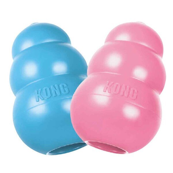 Juguete KONG Puppy Small de caucho flexible para cachorros pequeños