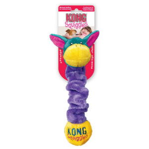 Kong Squiggles Small · juguete de peluche interactivo para perros