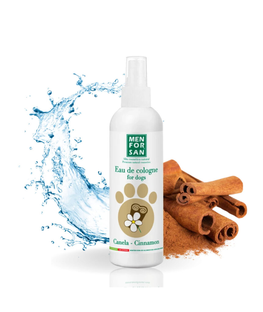 Agua de colonia canela Menforsan · 125 ml para perros
