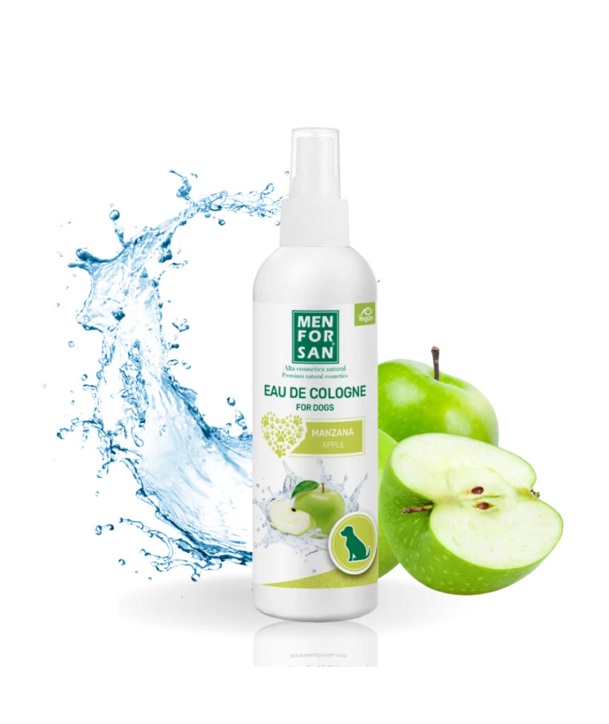 Agua de colonia manzana Menforsan · 125 ml para perros