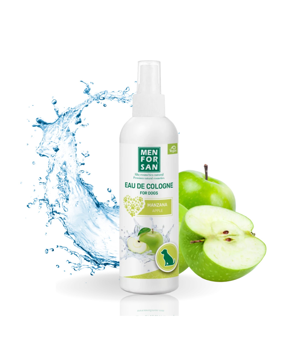 Agua de colonia manzana Menforsan · 125 ml para perros