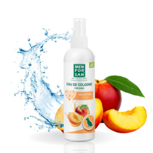 Agua de colonia melocotón Menforsan · 125 ml para perros