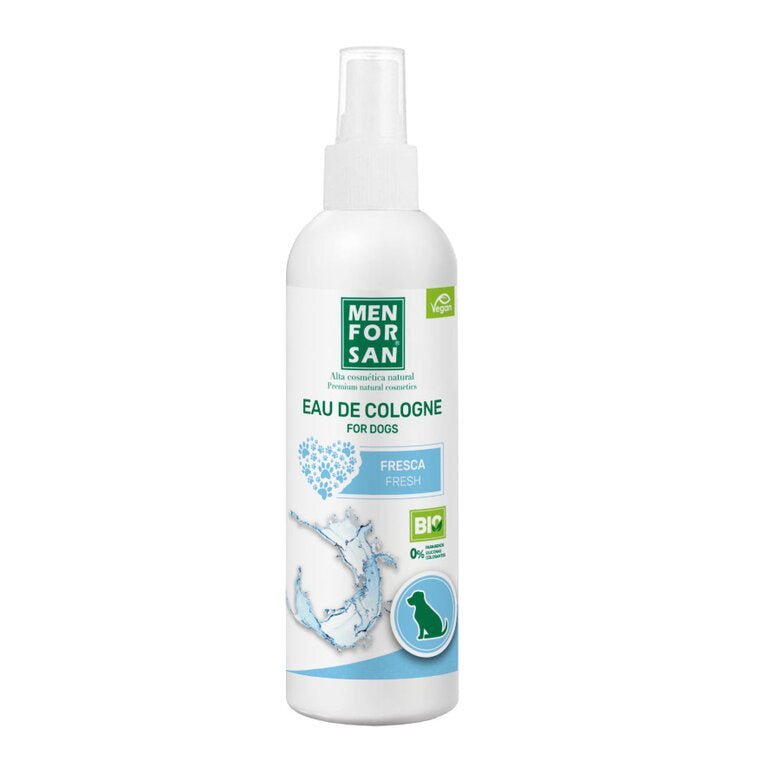 Agua de colonia menta Menforsan · 125 ml para perros