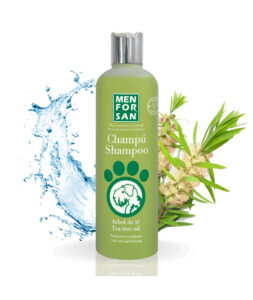 Menforsan Champú natural antipicor con árbol de té 300 ml · perros y gatos