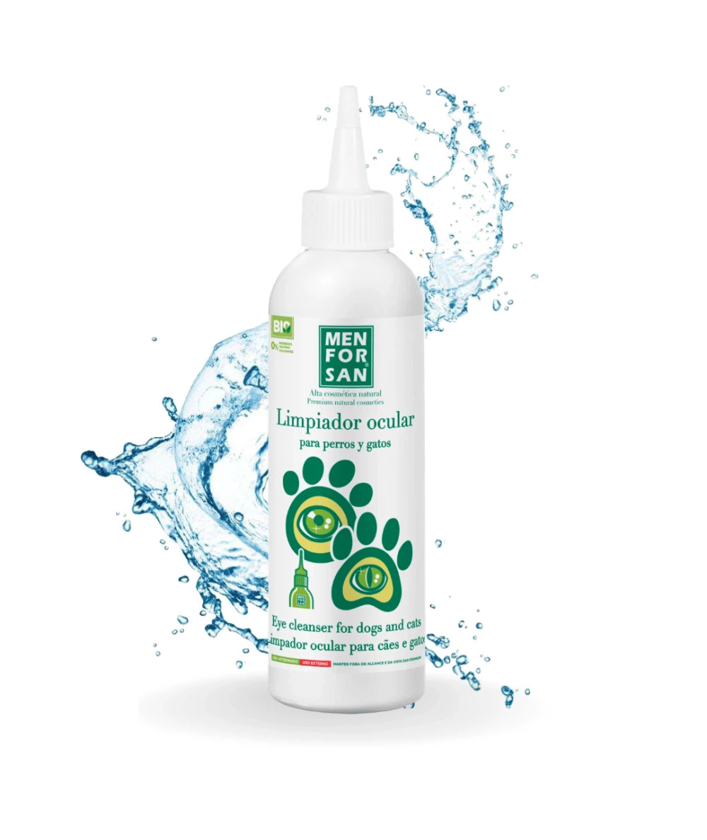 Menforsan Limpiador ocular perro y gato 125 ml · limpieza suave desde 1 mes de edad
