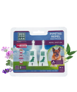 Menforsan Pipeta antiparasitaria natural perro 2 uds · repelente con citronela y geraniol