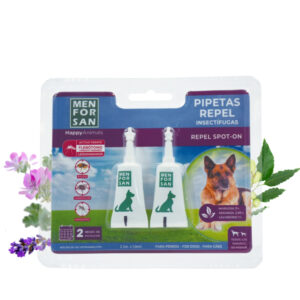 Menforsan Pipeta antiparasitaria natural perro 2 uds · repelente con citronela y geraniol