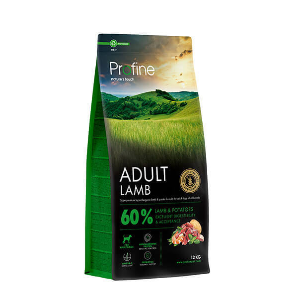 Profine Adult Lamb & Potatoes 3 kg · alimento para perros adultos con cordero y patatas