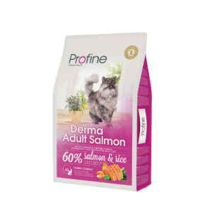 Profine Cat Derma Adult Salmon 10 kg · alimento para gatos adultos con salmón para la piel