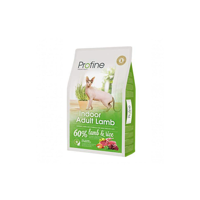 Profine Cat Indoor Adult Lamb 10 kg · alimento para gatos adultos de interior con cordero