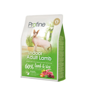 Profine Cat Indoor Adult Lamb 2 kg · alimento para gatos adultos de interior con cordero