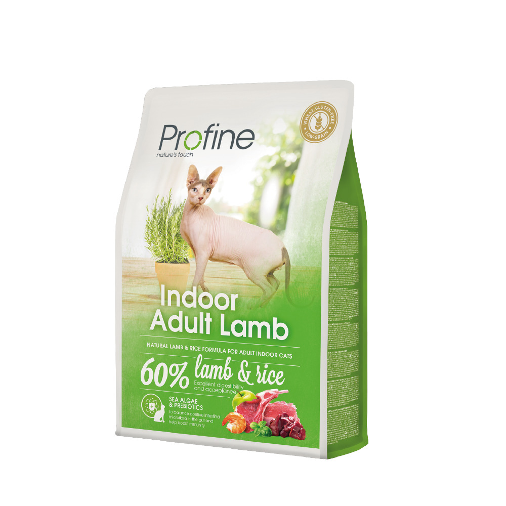 Profine Cat Indoor Adult Lamb 2 kg · alimento para gatos adultos de interior con cordero
