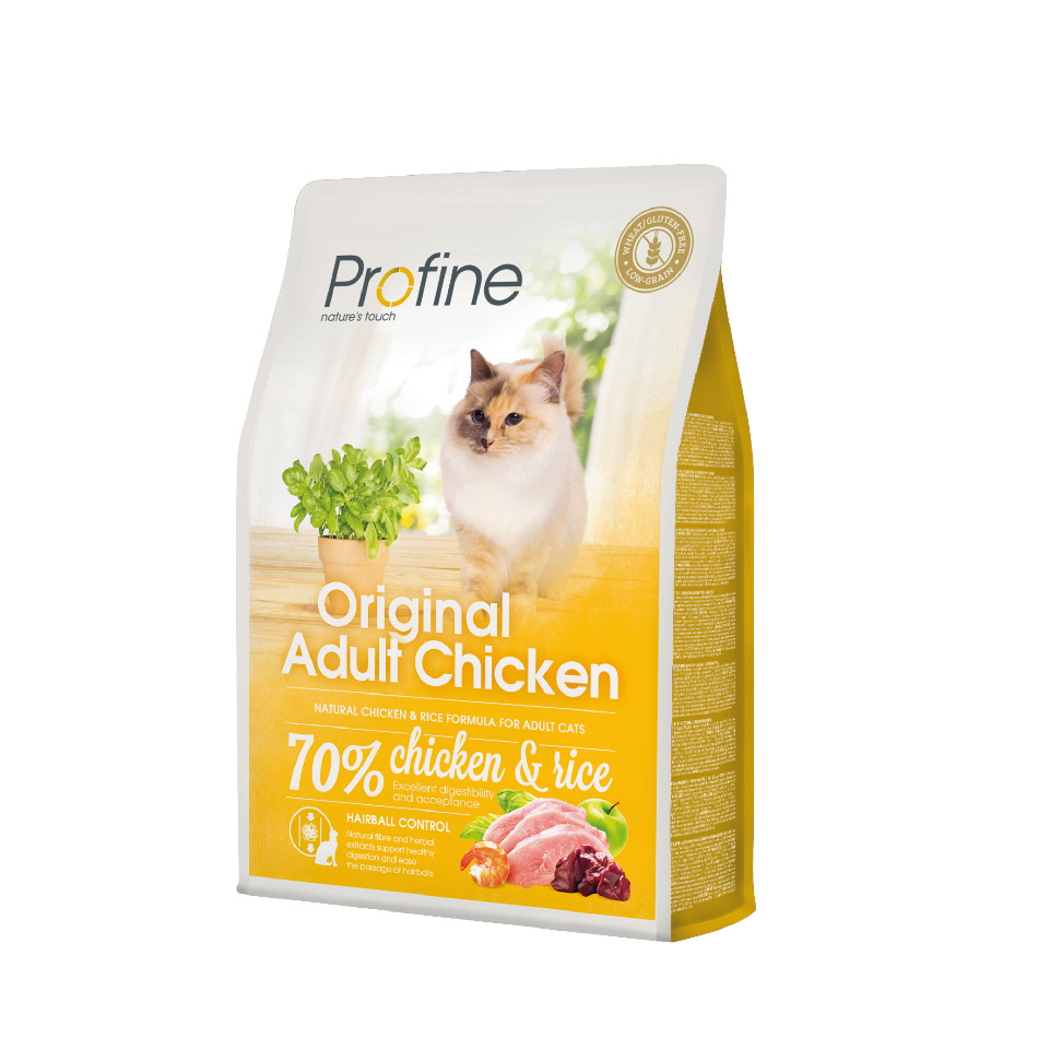 Profine Cat Original Adult Chicken 2 kg · alimento para gatos adultos con pollo y arroz