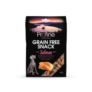 Profine Grain Free Snack Salmon 200 g · snack sin cereales con salmón para perros