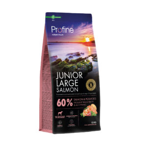 Profine Junior Large Salmon Potatoes 12 kg · alimento para cachorros de razas grandes con salmón y patatas