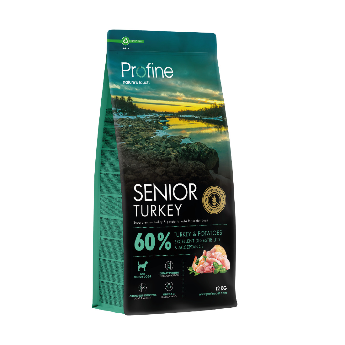 Profine Senior Turkey & Potatoes 12 kg · alimento para perros senior