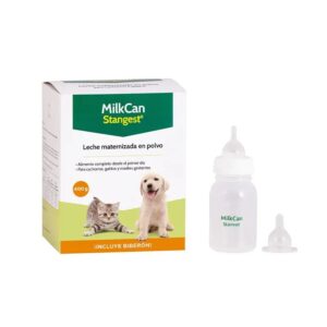 Stangest Stanvet Milk Can leche en polvo 400 g + biberón · sustituto de leche para cachorros